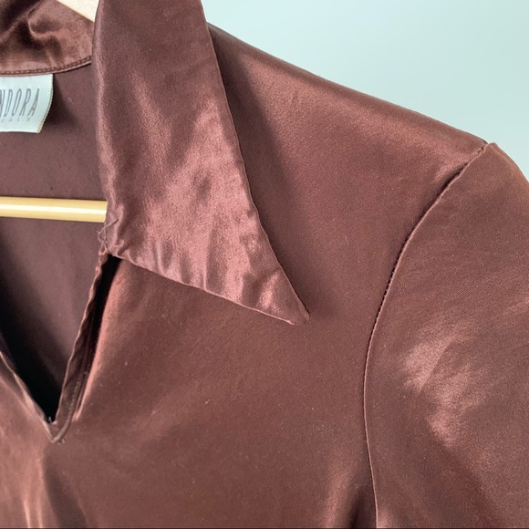 VINTAGE Satin Dress - Picture 3 of 3